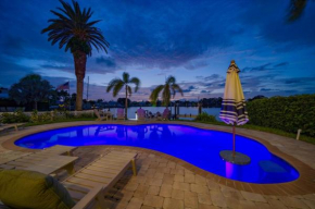 Waterfront Luxury w/ Heated Salt Pool & Golf Cart